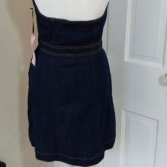 Women's Collared Denim Mini Dress (Size 8) BLUE ~ NEW!!! - Picture 5 of 9